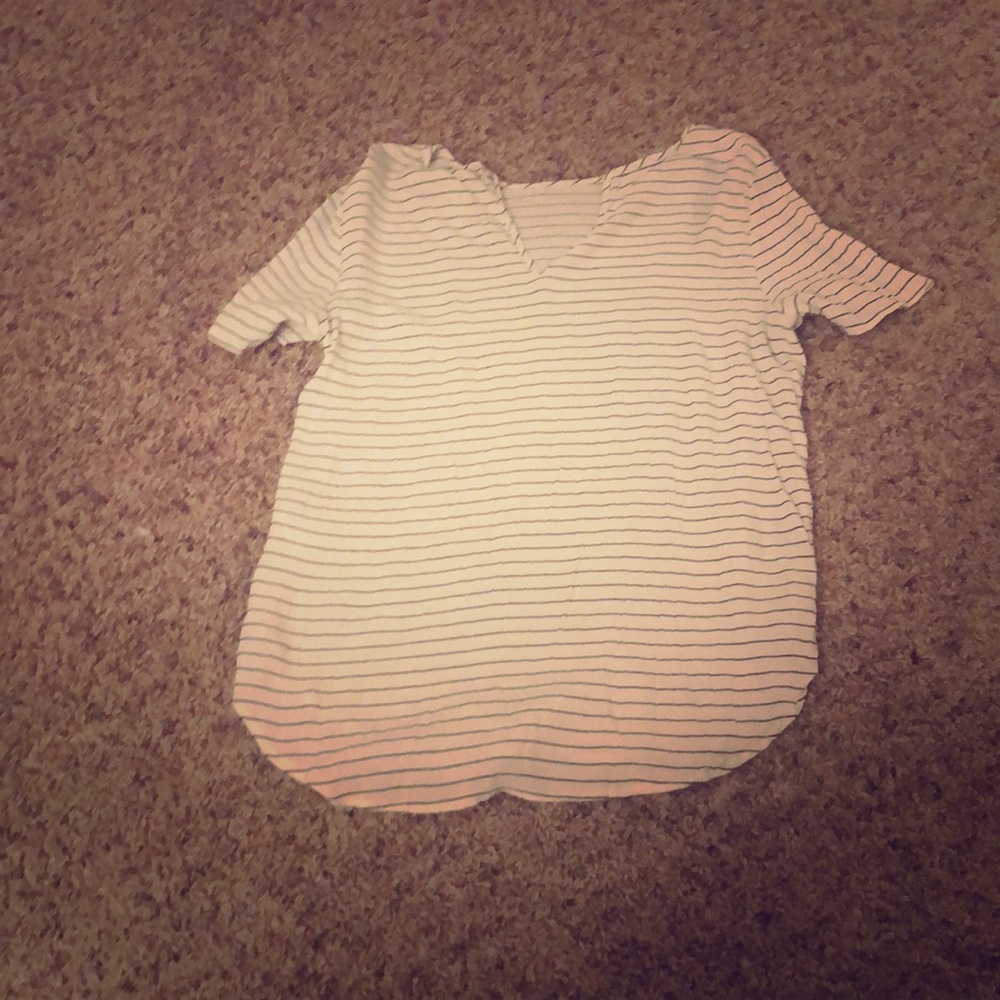 Short Sleeve Striped Shirt
